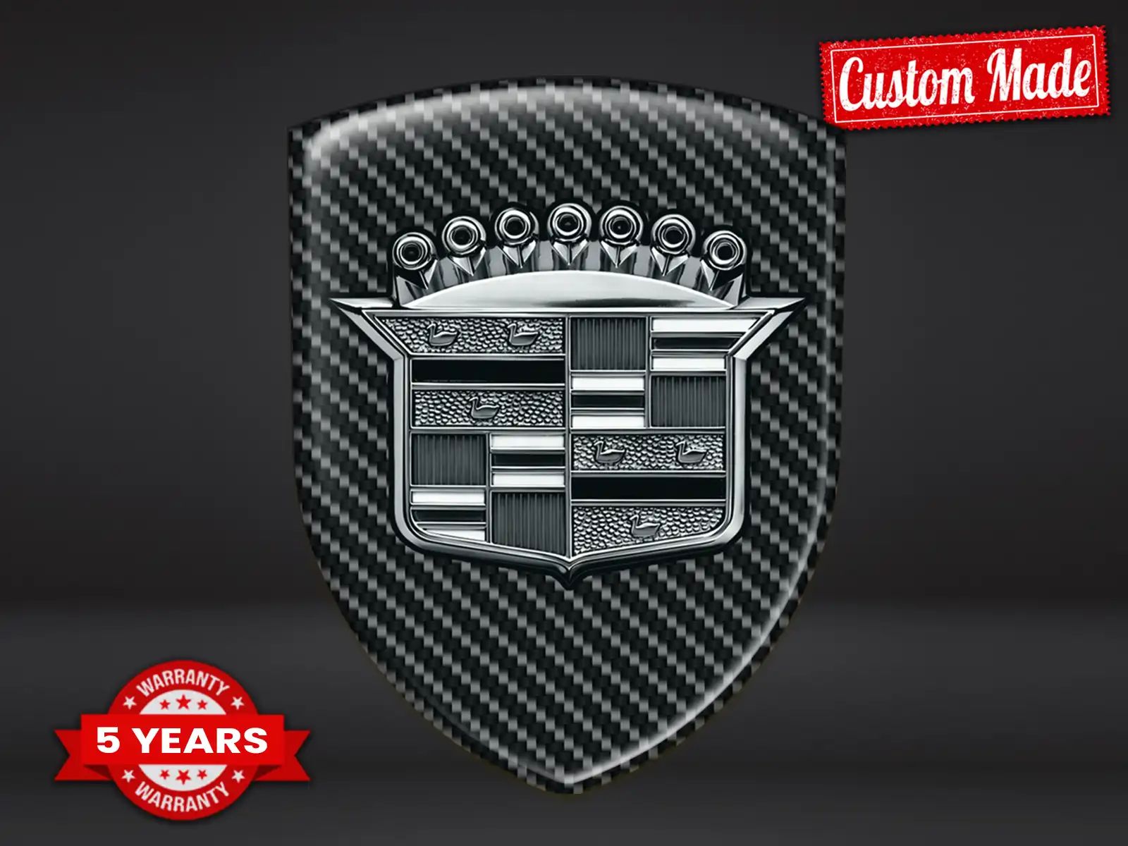 Cadillac Adesivi Finestrino Auto Durevole Professionale Max Stile